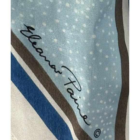 SKEMO CANADA Arctic Scene Tony & Eleanor Paine Pink Silk Scarf Pointed Ends - Picture 4 of 8